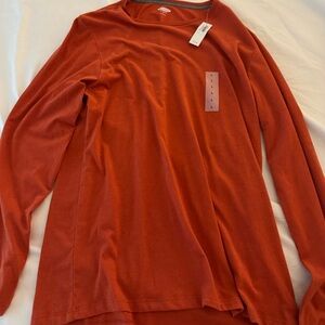 Old Navy Burnt Orange Long Sleeve Top